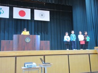 児童の発表